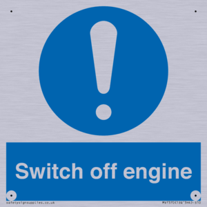 Switch off engine